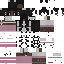 Minecraft skin texture, 64x64 pixels