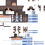 Minecraft skin texture, 64x64 pixels