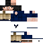 Minecraft skin texture, 64x64 pixels
