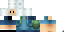 Minecraft skin texture, 64x32 legacy pixels
