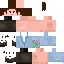 Minecraft skin texture, 64x64 pixels