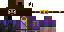 Minecraft skin texture, 64x32 legacy pixels