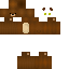 Minecraft skin texture, 64x64 pixels