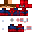 Minecraft skin texture, 64x64 pixels