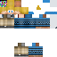 Minecraft skin texture, 64x64 pixels