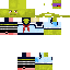 Minecraft skin texture, 64x64 pixels
