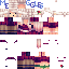 Minecraft skin texture, 64x64 pixels