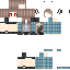 Minecraft skin texture, 64x64 pixels