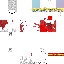 Minecraft skin texture, 64x64 pixels