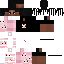 Minecraft skin texture, 64x64 pixels