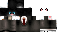 Minecraft skin texture, 64x32 legacy pixels