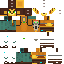 Minecraft skin texture, 64x64 pixels