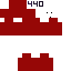 Minecraft skin texture, 64x64 pixels