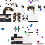 Minecraft skin texture, 64x64 pixels