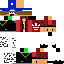 Minecraft skin texture, 64x64 pixels