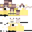 Minecraft skin texture, 64x64 pixels