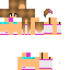 Minecraft skin texture, 64x64 pixels