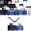 Minecraft skin texture, 64x64 pixels
