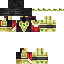 Minecraft skin texture, 64x64 pixels