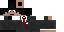 Minecraft skin texture, 64x32 legacy pixels