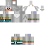 Minecraft skin texture, 64x64 pixels
