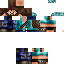 Minecraft skin texture, 64x64 pixels