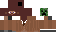 Minecraft skin texture, 64x32 legacy pixels