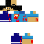 Minecraft skin texture, 64x64 pixels