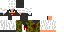 Yellow Minecraft skin texture, 64x32 legacy pixels
