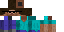 Minecraft skin texture, 64x32 legacy pixels