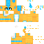 Minecraft skin texture, 64x64 pixels