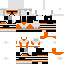 Minecraft skin texture, 64x64 pixels