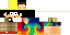 Minecraft skin texture, 64x32 legacy pixels