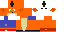 Minecraft skin texture, 64x32 legacy pixels