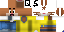 Minecraft skin texture, 64x32 legacy pixels