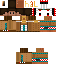 Minecraft skin texture, 64x64 pixels