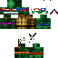 Minecraft skin texture, 64x64 pixels