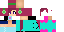 Minecraft skin texture, 64x32 legacy pixels