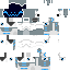 Minecraft skin texture, 64x64 pixels