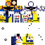 Minecraft skin texture, 64x64 pixels