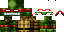 Minecraft skin texture, 64x32 legacy pixels