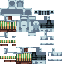 Minecraft skin texture, 64x64 pixels