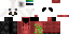 Minecraft skin texture, 64x32 legacy pixels