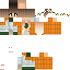Minecraft skin texture, 64x64 pixels