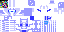 Minecraft skin texture, 64x32 legacy pixels