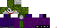 Minecraft skin texture, 64x32 legacy pixels