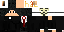 Minecraft skin texture, 64x32 legacy pixels