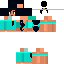 Minecraft skin texture, 64x64 pixels