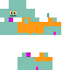 Minecraft skin texture, 64x64 pixels