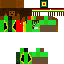 Minecraft skin texture, 64x64 pixels